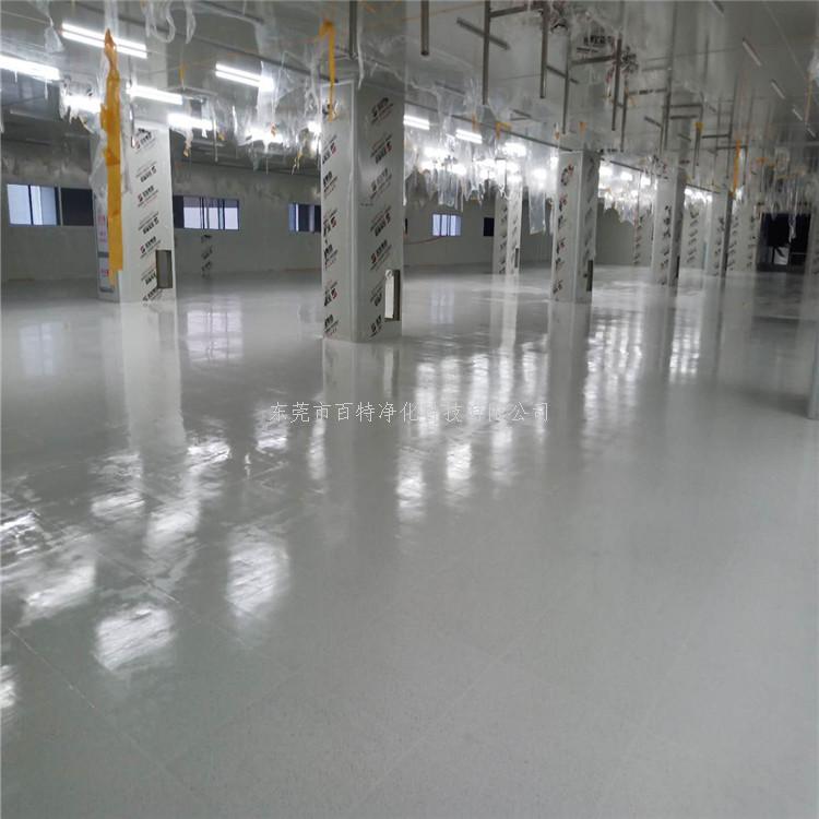 惠州潔凈車(chē)間施工PVC防靜電地板工程